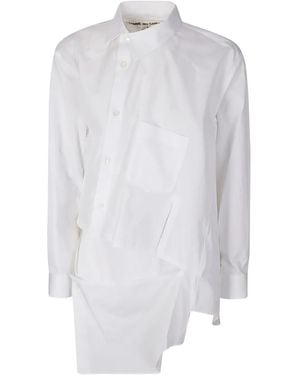 Comme des Garçons Asymmetric Pocketed Shirt - White