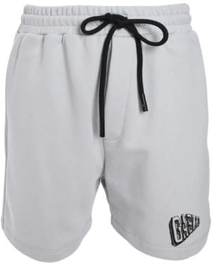 Gaelle Paris Drawstring Track Shorts - Grey
