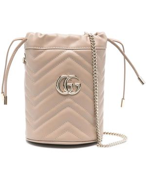 Gucci Gg Marmont Beuteltasche - Natur