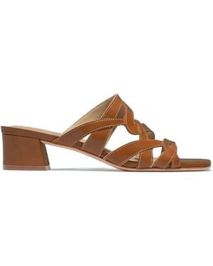 Bernardo Johanne Woven Sandals - Brown