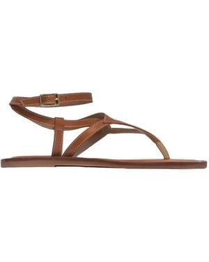 Bernardo Mallorie Crisscross Ankle-Strap Sandals - Brown