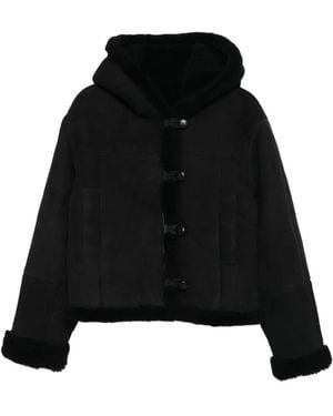 IRO Suede Coat - Black