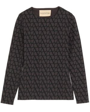 Valentino Garavani Toile Iconographe Jersey T-Shirt - Black