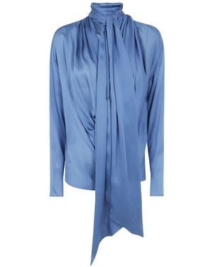 Balmain Blusa Con Fiocco