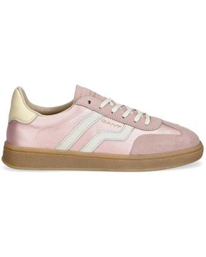 GANT Stripe Paneled Sneakers - Pink