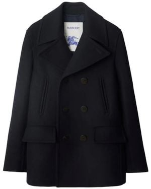 Burberry Coats - Blue