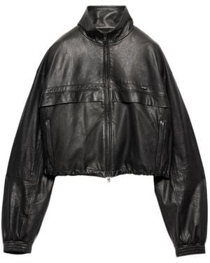 Prada Nappa Leer Jack - Zwart