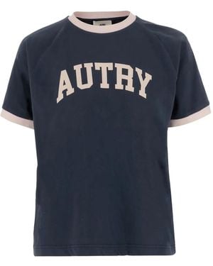 Autry College Raglan-Sleeve T-Shirt - Blue