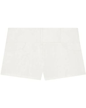 【関税込み】Courreges ホワイト コントラスト ショートパンツ Courrèges ベルテッド ショートパンツ | ホワイト | FARFETCH JP