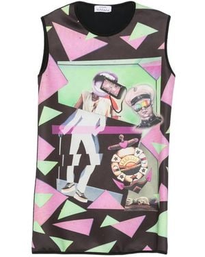 The Artistylist Graphic-Print Sleeveless Dress - White