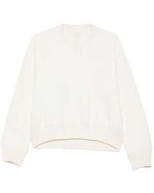 Sacai Jersey Con Cuello Redondo - Blanco