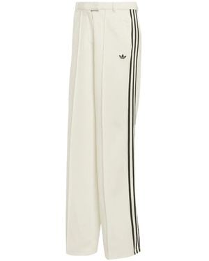 adidas Pantalon À Bandes Signature - White