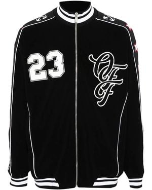 Off-White c/o Virgil Abloh Varsity Tracktop For - Black