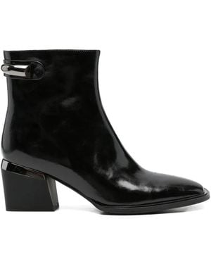Linda Baumann Block-Heel Boots - Black