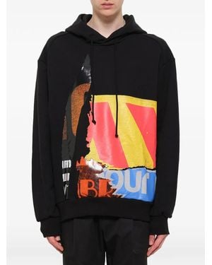 Juun.J Multi-print Hoody - Blue