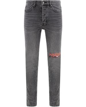 Ksubi Distressed-Effect Jeans - Grey