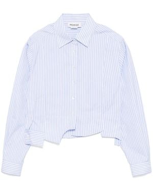 Monse Paneled Cropped Shirt - ホワイト