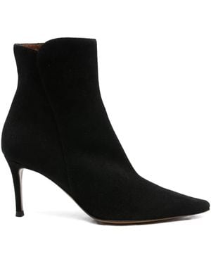 Roberto Festa Pointed-Toe Zip Boots - Black