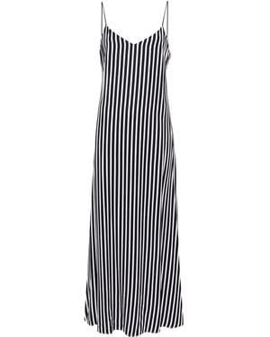 Tommy Hilfiger Sleeveless Striped Maxi Dress - Blue