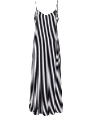 Tommy Hilfiger Sleeveless Striped Maxi Dress - Blue