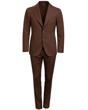 Franzese Collection Costume Stefano De Martino À Veste Croisée - Marron