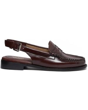 G.H. Bass & Co. Weejuns Penny Slingback Loafers - White