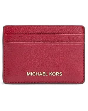 Michael Kors Printed Canvas Dakota Crossbody Bag - Red
