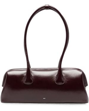 OSOI Boat Wide Leather Shoulder Bag - Rot