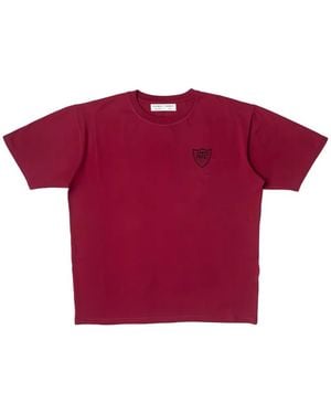 HTC Logo-Print Cotton T-Shirt - Red