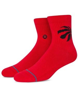 Stance Quarter Socks - Red