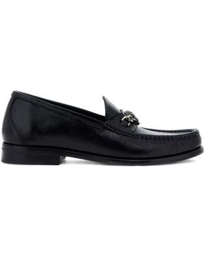 Roberto Cavalli Chain-Embellished Loafers - Black