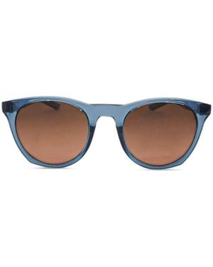 Nike Essential Horizon Round-Frame Sunglasses - Blue