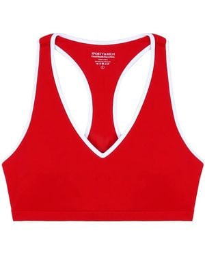 Sporty & Rich Bold Health Active Sports Bra in Blue | Lyst Canada