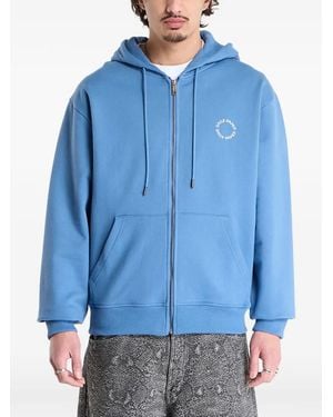 Daily Paper Orbit Zip-Up Hoodie - Blue