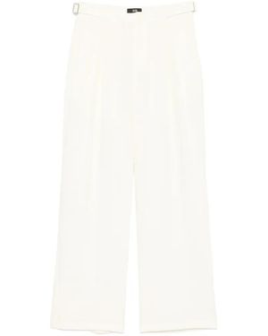 ELEH Pantalon Ample À Design Ajustable - White