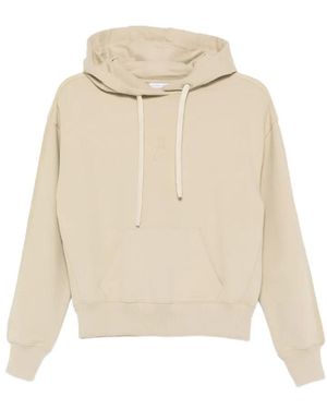 Patrizia Pepe Cotton Hoodie - Natural
