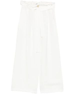 Pinko Belt Trousers - White