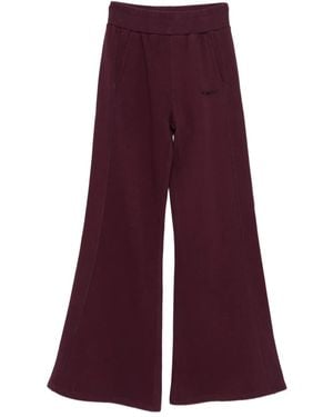 Patrizia Pepe Flared Trousers - Purple