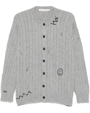 Joshua Sanders Cable-knit Cardigan - グレー