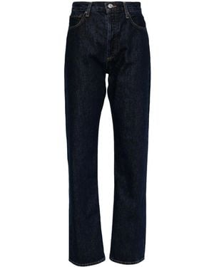 Agolde Five-Pocket Straight-Leg Jeans - Blue