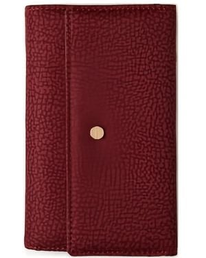 Borbonese Medium Flap Wallet - Purple