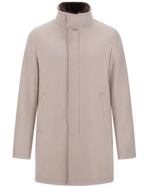 Herno Cappotto Con Finitura - Neutro