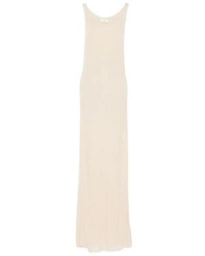 Ruohan Sleeveless Knit Dress - White