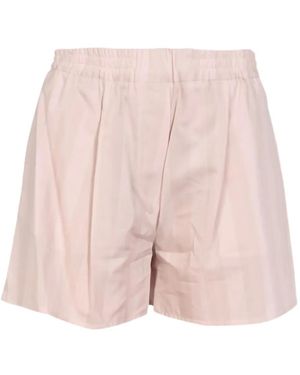 Off-White c/o Virgil Abloh Striped-Pattern Shorts - Pink