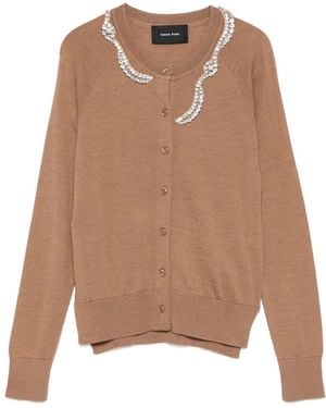 Simone Rocha Verzierter Cardigan - Natur