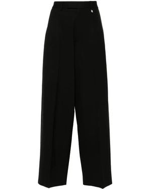 GIUSEPPE DI MORABITO Logo-Plaque Pants - Black