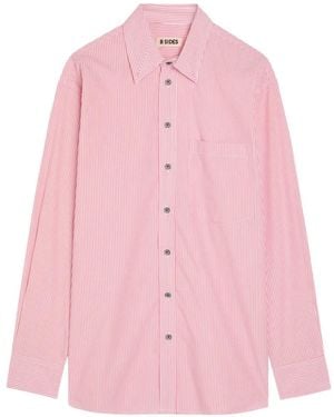 B Sides Striped Cotton Shirt - Pink