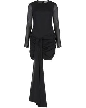 GIUSEPPE DI MORABITO Draped Mini Dress - Black