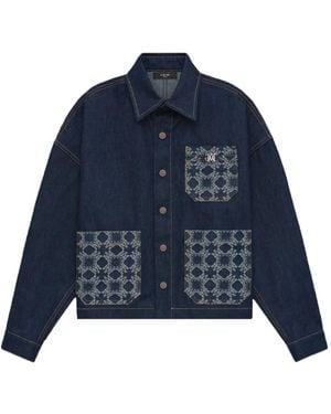 Amiri Ma Quad Denim Jacket - Blue