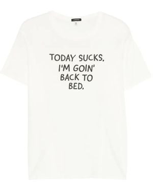 R13 Text T-Shirt - White